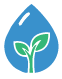 water drop & leaf icon